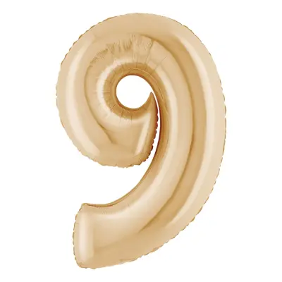 Sifferballong White Gold - Siffra 9