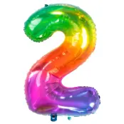 Sifferballong Yummy Gummy 81 cm"0-9"Siffra 2