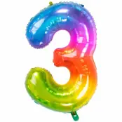 Sifferballong Yummy Gummy 81 cm"0-9"Siffra 3