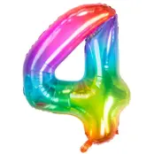 Sifferballong Yummy Gummy 81 cm"0-9"Siffra 4