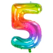 Sifferballong Yummy Gummy 81 cm"0-9"Siffra 5