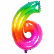 Sifferballong Yummy Gummy 81 cm"0-9"Siffra 6