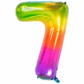 Sifferballong Yummy Gummy 81 cm"0-9"Siffra 7