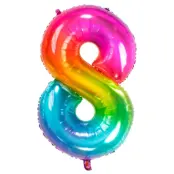 Sifferballong Yummy Gummy 81 cm"0-9"Siffra 8