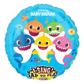 Sjungande Folieballong Baby Shark