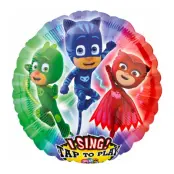 Sjungande Folieballong Pyjamashjältarna