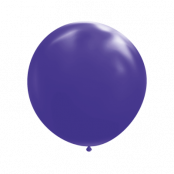 Stor latexballong lila - 100 cm
