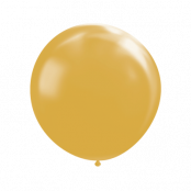 Stor latexballong metallic guld - 100 cm