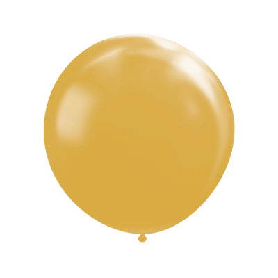 Stor latexballong metallic guld - 100 cm
