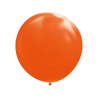 Stor latexballong orange - 100 cm