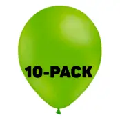 Stora Ballonger Limegröna - 10-pack