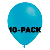 Stora Ballonger Ljusblå - 10-pack