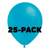 Stora Ballonger Ljusblå - 25-pack