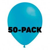 Stora Ballonger Ljusblå - 50-pack