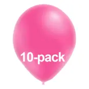 Stora Ballonger Neonrosa - 10-pack