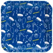 Studenten assietter 8-pack