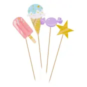 Tårtdekorationer Crazy Cake - 8-pack