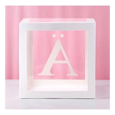 Ballongbox med Bokstav - Bokstav Ä