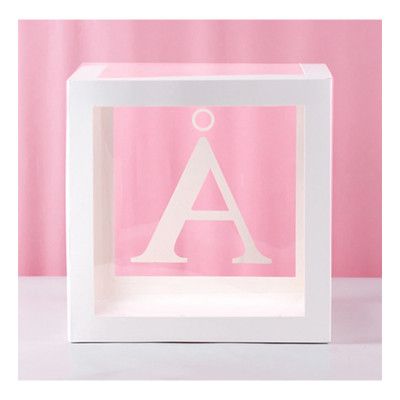 Ballongbox med Bokstav - Bokstav Å