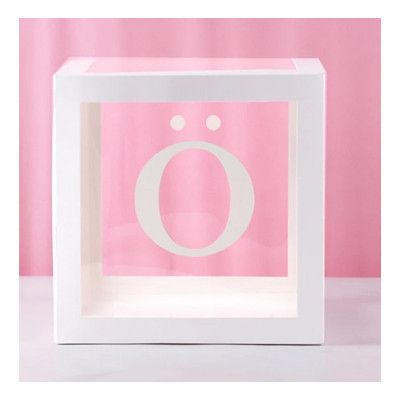 Ballongbox med Bokstav - Bokstav Ö