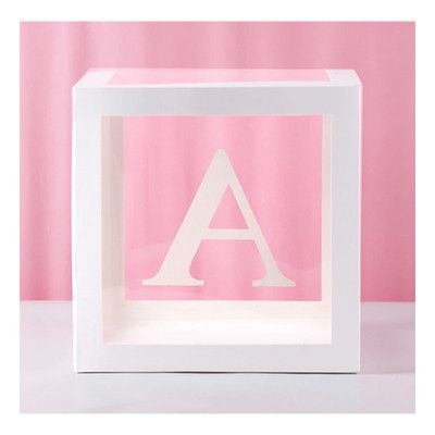 Ballongbox med Bokstav - Bokstav A