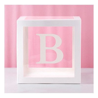 Ballongbox med Bokstav - Bokstav B