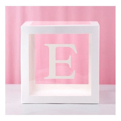 Ballongbox med Bokstav - Bokstav E