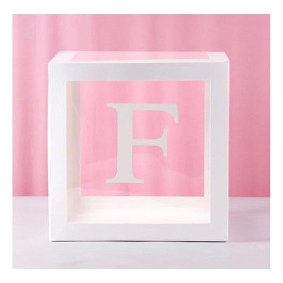 Ballongbox med Bokstav - Bokstav F