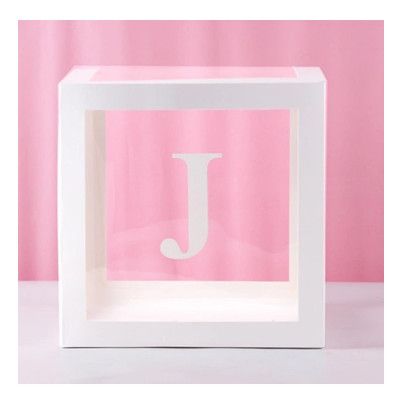 Ballongbox med Bokstav - Bokstav J