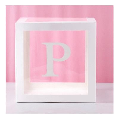 Ballongbox med Bokstav - Bokstav P