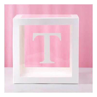 Ballongbox med Bokstav - Bokstav T