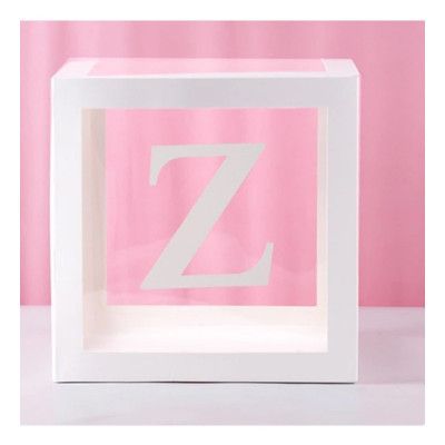 Ballongbox med Bokstav - Bokstav Z