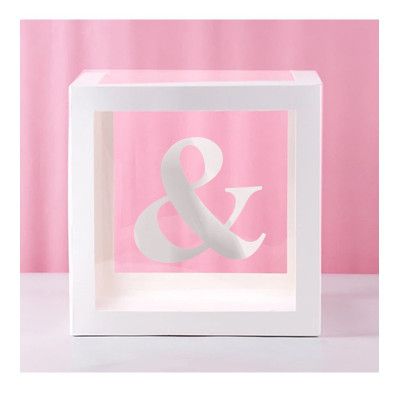 Ballongbox med Bokstav - Symbol &