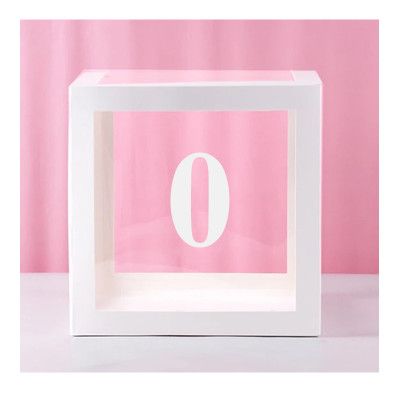 Ballongbox med Siffra - Siffra 0