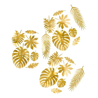 Tropiska Löv Guld Metallic
