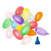 Vattenballonger Färgmix med Krankoppling - 150-pack