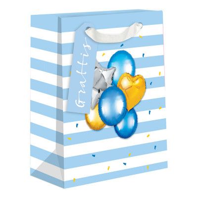 Vikbar Presentpåse Grattis - 1-pack