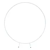 Dekorationsställning Vit Rund - 200 cm