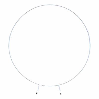Dekorationsställning Vit Rund - 200 cm