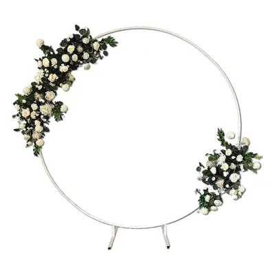 Dekorationsställning Vit Rund - 250 cm