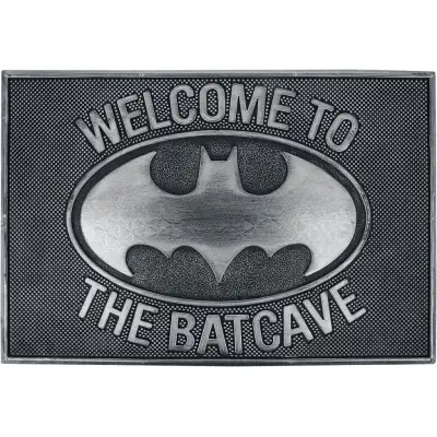 Batman - DC Comics Dörrmatta - Enter The Batcave - för None - svart/grå