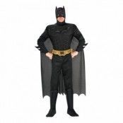 Batman Dark Knight med Muskler Maskeraddräkt - Medium