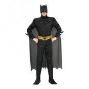 Batman Dark Knight med Muskler Maskeraddräkt - X-Large