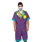 Joker Jumpsuit Deluxe Maskeraddräkt - Small/Medium