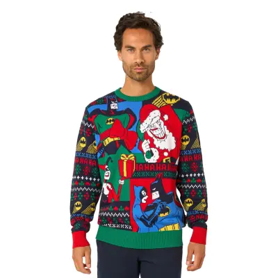 OppoSuits Batman Jultröja - XX-Large