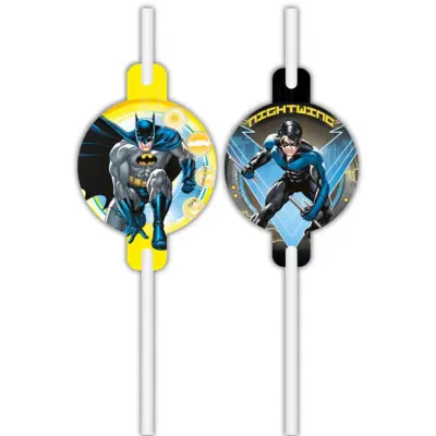 Batman Rogue Rage Sugrör 4-pack