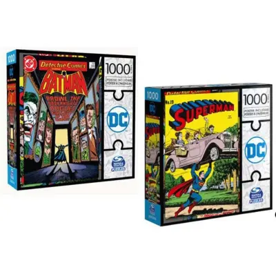DC Comics Pussel 1000 bitar 2-pack - DC Comics -  Leksaksaffären