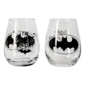 Dryckesglas Batman - 2-pack