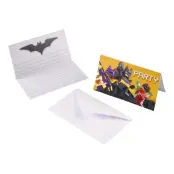 Inbjudningskort Lego Batman - 8-pack