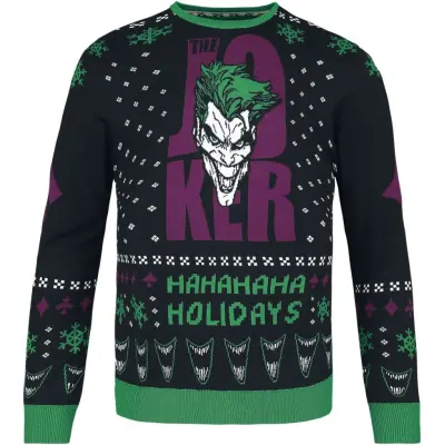 Batman - DC Comics Christmas jumper - The Joker - Ha Ha Ha Ha Holidays - S XXL - för Herr - flerfärgad